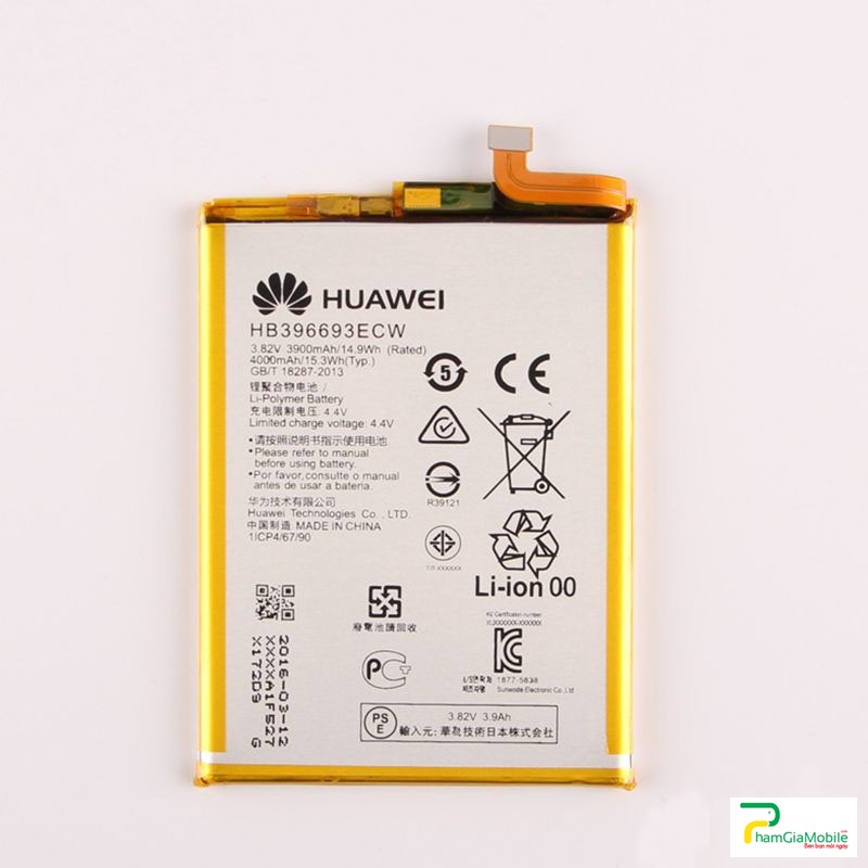 Thay Pin Huawei Mate 8 Battery HB396693ECW có dung lượng 3900mAh và số vold là 3.8V , được sản xuất theo chuẩn Li-ion . Pin được cải thiện hơn Pin cũ sẽ giúp bạn tạo nên sức mạnh để tiếp tục thực hiện nhu cầu thông tin liên lạc của bạn. Hoàn hảo như một pin phụ hoặc thay thế tiện dụng.