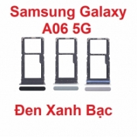 Khay Sim For Samsung Galaxy A06 5G SM-A066B SIM + SIM  Micro SD Card Tray Zin New