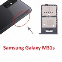 Khay Sim Samsung Galaxy M31s Khay thẻ Micro SD SIM Card Tray Zin New
