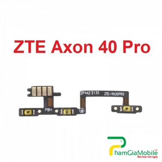 Dây Nút Nguồn ZTE Axon 40 Pro On Off Âm Lượng Power Volume Button Mới