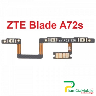 Dây Nút Nguồn ZTE Blade A72s On Off Âm Lượng Power Volume Button Mới