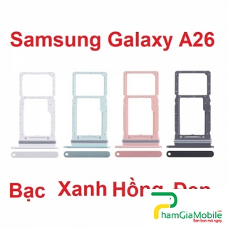 Khay Sim Samsung Galaxy A26 SM-A266U SIM + Thẻ Nhớ Micro SD Card Tray Zin Khay Sim Samsung Galaxy A26 SM-A266U SIM + Thẻ Nhớ Micro SD Card Tray Zin