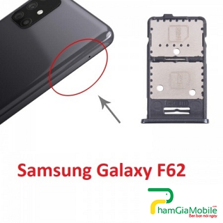 Khay Sim Samsung Galaxy F62 Khay thẻ Micro SD SIM Card Tray Zin New