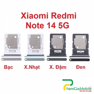 Khay Sim Xiaomi Redmi Note 14 5G Original SIM  Micro SD Card Tray