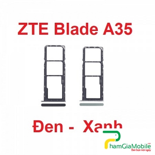 Khay Sim ZTE Blade A35 SIM Card Tray + Khay Thẻ Nhớ Micro SD Card Tray