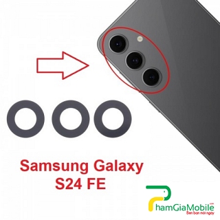 Mặt Kính Camera Sau Samsung Galaxy S24 FE SM-S721B Back Camera Lens Mới