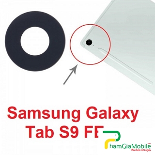 Mặt Kính Camera Sau Samsung Galaxy Tab S9 FE SM-X510 X516 Back Camera Lens Mới