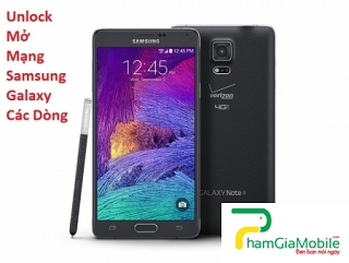 Mua Code Unlock Mở Mạng Samsung Galaxy Note 4 Uy Tín Tại HCM