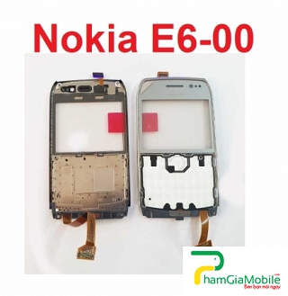 Thay cảm ứng Nokia E6-00 ( Gồm cả mặt viền kim loại+cáp bo phím )