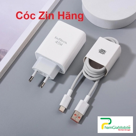 Bộ Sạc 45W Infinix Note 40 30 30i Zero 30 X Pro GT 10 Siêu Nhanh 6A USB C Hot 40 30