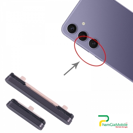 Nút Nguồn Nhựa Âm Lượng Ngoài Samsung Galaxy S24 Ultra Original Power Button + Volume Control Button