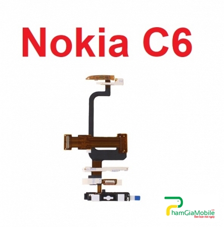 Dây Nguồn Flex Cable Nokia C6 Có Kèm Camera Trước Zin Hãng