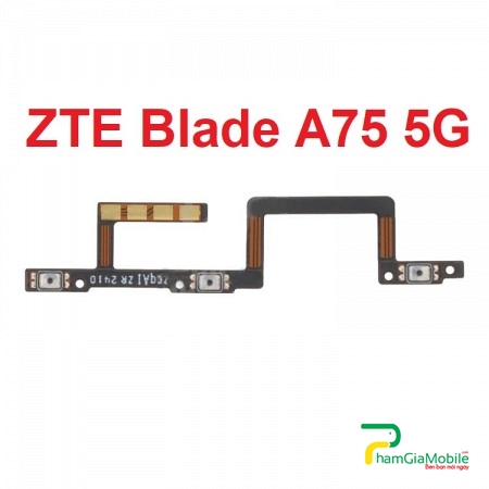 Dây Nút Nguồn ZTE Blade A75 5G On Off Âm Lượng Power Volume Button Mới
