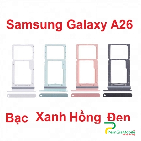 Khay Sim Samsung Galaxy A26 SM-A266U SIM + Thẻ Nhớ Micro SD Card Tray Zin