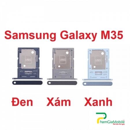 Khay Sim Samsung Galaxy M35 5G SM-M356B SIM + Thẻ Nhớ Micro SD Card Tray Zin
