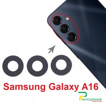 Mặt Kính Camera Sau Samsung Galaxy A16 SM-A165F Back Camera Lens Mới