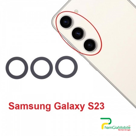 Mặt Kính Camera Sau Samsung Galaxy S23 SM-S911B Back Camera Lens Mới