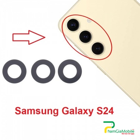 Mặt Kính Camera Sau Samsung Galaxy S24 SM-S921B Back Camera Lens Mới