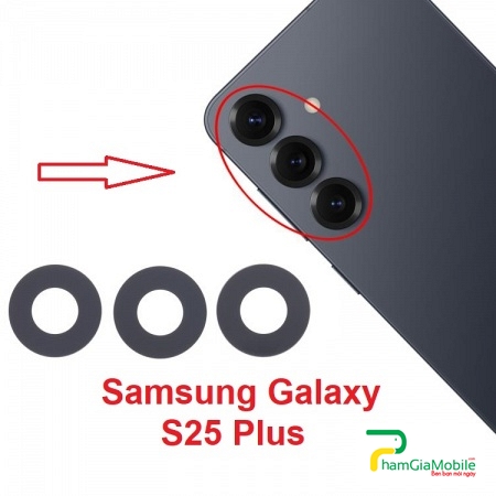 Mặt Kính Camera Sau Samsung Galaxy S25+ / S25 Plus SM-S936B Back Camera Lens Mới