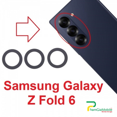 Mặt Kính Camera Sau Samsung Galaxy Z Fold 6 SM-F956B Back Camera Lens Mới