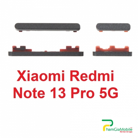 Nút Nguồn Ngoài Vỏ + Nút Điều Chỉnh Âm Lượng Xiaomi Redmi Note 13 Pro 5G Nhựa Bên Sườn