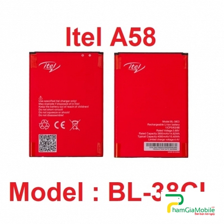 Pin itel BL-38CI Battery Cho Itel A58 Zin