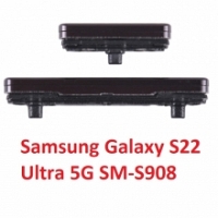Nút Nguồn Nhựa Âm Lượng Ngoài Samsung Galaxy S22 Ultra 5G SM-S908 Original Power Button + Volume Control Button