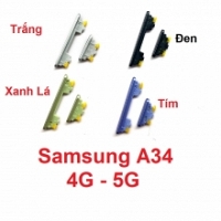 Nút Nguồn Nhựa Âm Lượng Ngoài Samsung Galaxy A34 4G 5G Original Power Button + Volume Control Button