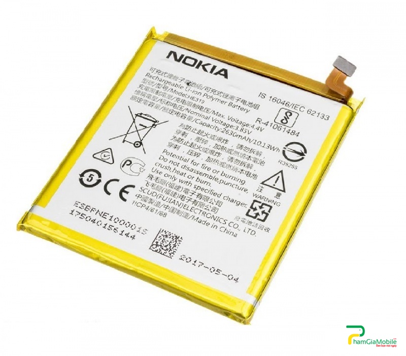 Địa Chỉ Thay Pin Nokia 3 HE319 Original Battery Lấy Liền Tại HCM Được PhạmGiaMobile Bảo Hành Chu Đáo 1 Đổi 1 Trong Thời Gian Bảo Hành Gặp Lỗi thay thế lấy liên nhanh chống giao hàng toàn quốc.